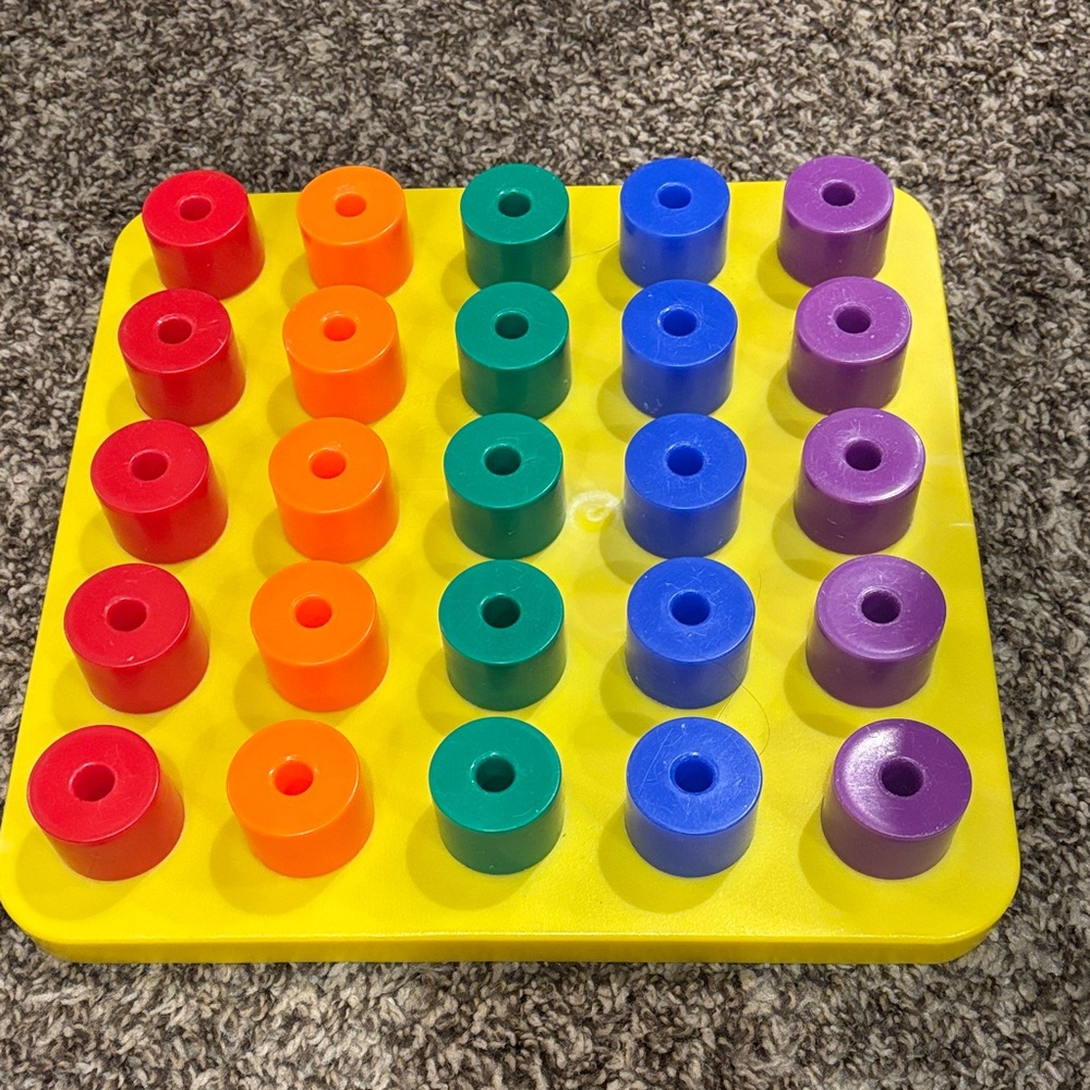 Learning Resources Stacking Shapes Pegboard.